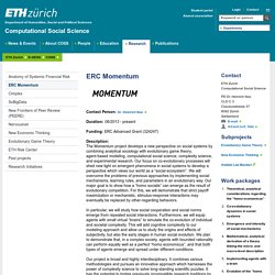 ERC Momentum – Computational Social Science