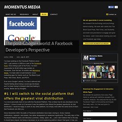 The post-Google+ world: A Facebook Developer’s Perspective : Momentus Media