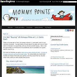Mommy Points - Giving my family the world (for free), one point at a time.