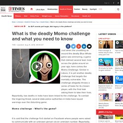 Momo challenge: What is the deadly Momo game and what you need to know