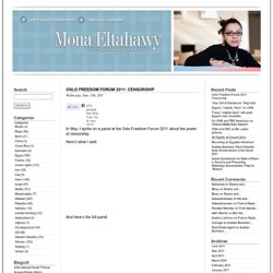Mona Eltahawy Blog