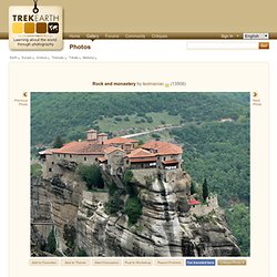 Rock and monastery, a photo from Trikala, Thessaly