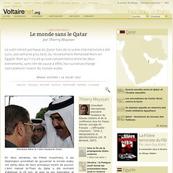 Le monde sans le Qatar