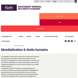 FIDH - Mvt mondial des droits humains