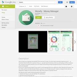 Monefy - Money Manager - Android Apps on Google Play