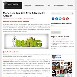 Monétiser son site avec Adsense et Amazon