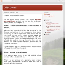 ATD Money : Know your instant loan before applying