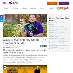 Ways to Make Money Online: The Beginners Guide