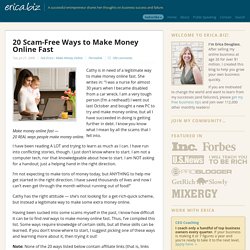 20 Scam-Free Ways to Make Money Online Fast