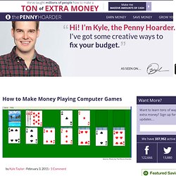How to Make Money Playing Computer Games