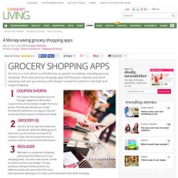 4 Money-saving grocery shopping apps