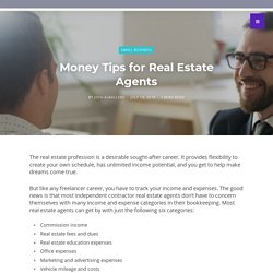 Money Tips for Real Estate Agents - IOOGO - Blog