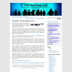 Money360 – P2P Real Estate Loans