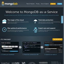 MongoDB-as-a-Service (MongoDB hosting)