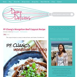 PF Chang’s Mongolian Beef Copycat Recipe