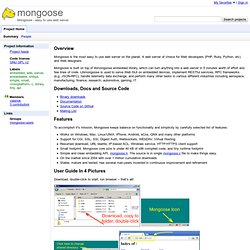 mongoose - Mongoose - easy to use web server