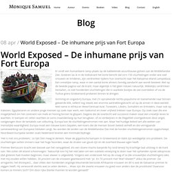 World Exposed - De inhumane prijs van Fort Europa - Monique Samuel
