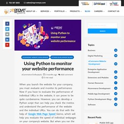 How to Use Python to Monitor & Measure Website Performance