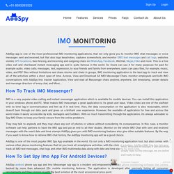 Imo Monitoring Application