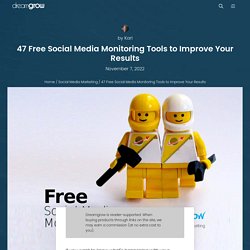 46 Free Social Media Monitoring Tools to Improve Your Results - DreamGrow