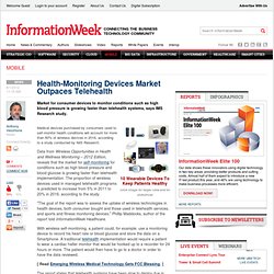 Health-Monitoring Devices Market Outpaces Telehealth - Healthcare - Mobile & Wireless