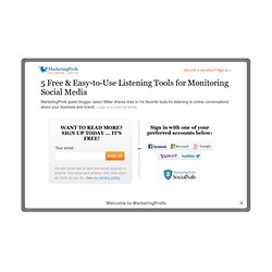 5 Free & Easy-to-Use Listening Tools for Monitoring Social Media