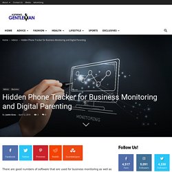 Hidden Phone Tracker for Business Monitoring and Digital Parenting - The Aspiring Gentleman