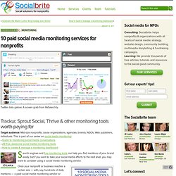 10 paid social media monitoring services for nonprofits