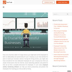 Why Using an Employee Monitoring Software for Successful Businesses
