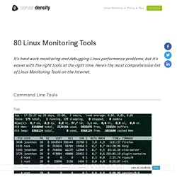 80 Linux Monitoring Tools for SysAdmins