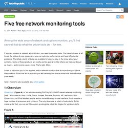 Five free network monitoring tools