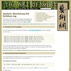 Monitoring the fail2ban log < System