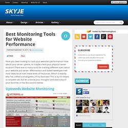 Best Monitoring Tools for Website Performance