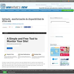 Uptimefu – monitorización de disponibilidad de sitios web - Waterfox