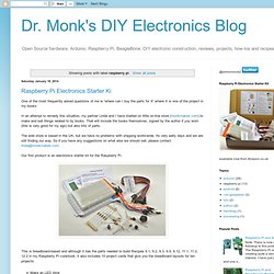 Dr. Monk's DIY Electronics Blog: raspberry pi