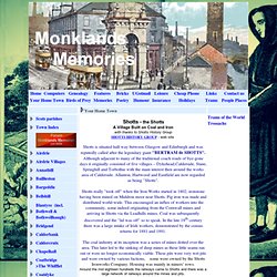 Monklands Online - Story of Shotts