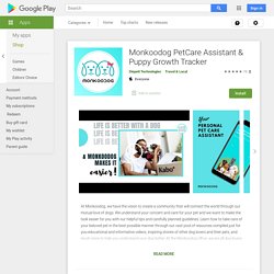 Monkoodog PetCare Assistant & Puppy Growth Tracker – Apps on Google Play