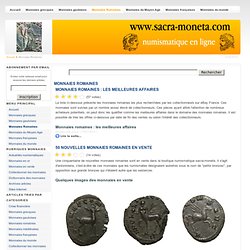 Monnaies Romaines