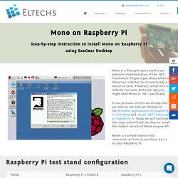 Mono on Raspberry Pi