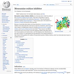 Monoamine oxidase inhibitor
