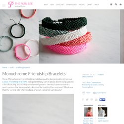 Monochrome Friendship Bracelets