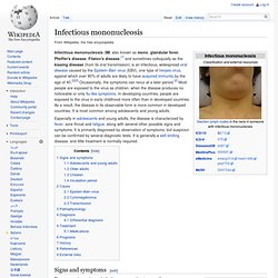 Infectious mononucleosis