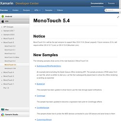 MonoTouch 5.4
