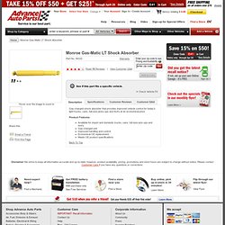 Monroe Gas-Matic LT Shock Absorber 59332: Choose the best Shock/Strut - Rear at Advance Auto Parts