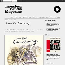 Joann Sfar: Gainsbourg