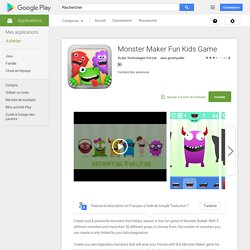 Monster Maker Fun Kids Game – Applications Android sur Google Play
