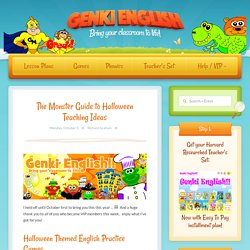 The Monster Guide to Halloween Teaching Ideas – Genki English