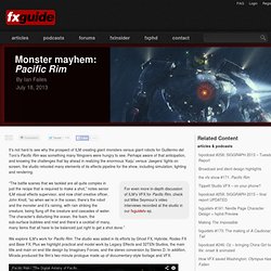 Monster mayhem: Pacific Rim