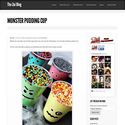 Monster Pudding Cup - KidZui BlogKidZui Blog