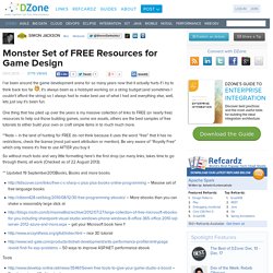 Monster Set of FREE Resources for Game Design